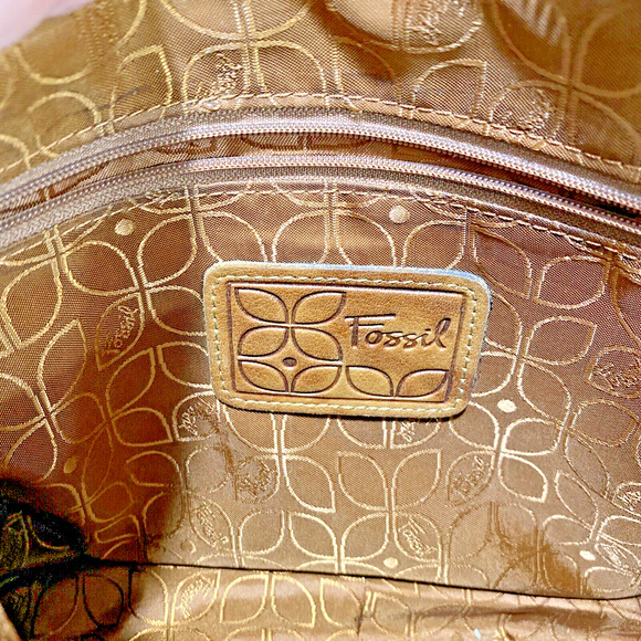 Vintage Fossil Crossbody Bag Boho Style Purse Canvas Multicolor Adjustable Strap - Picture 14 of 16